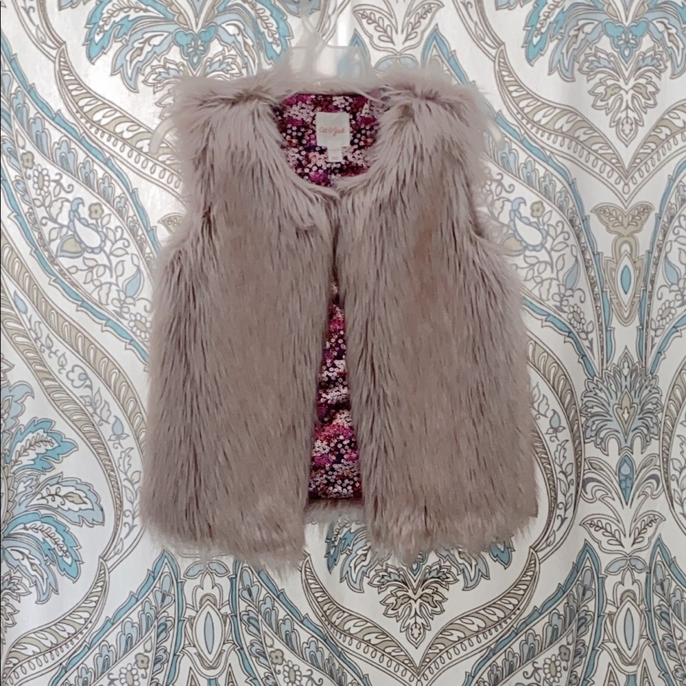 Cat & Jack Fur Vest💞